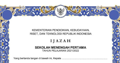 Cara Penulisan Blangko Ijazah yang Benar Sesuai Format