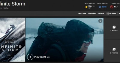 Sinopsis Film Infinite Storm (2022): Ketika Seorang Wanita Naik Gunung, Terjebak Badai