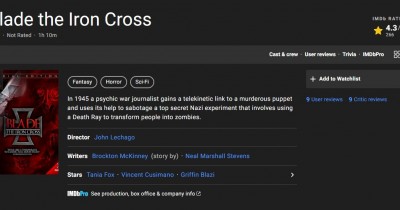 Sinopsis Film Blade The Iron Cross (2020): Eksperimen yang Tak Terduga